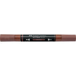 Akril marker kétvégű MULTIMARK 378 Faber-Castell gesztenyebarna
