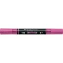 Akril marker kétvégű MULTIMARK 290 Faber-Castell metál rózsaszín
