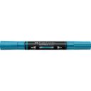 Akril marker kétvégű MULTIMARK 292 Faber-Castell metál kék