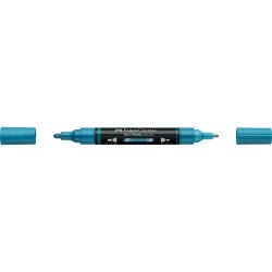 Akril marker kétvégű MULTIMARK 292 Faber-Castell metál kék Író- irodaszer, papíráru Faber - Castell