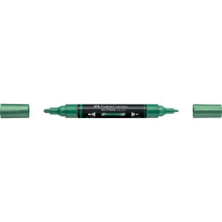 Akril marker kétvégű MULTIMARK 295 Faber-Castell metál zöld Író- irodaszer, papíráru Faber - Castell