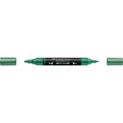 Akril marker kétvégű MULTIMARK 295 Faber-Castell metál zöld Író- irodaszer, papíráru Faber - Castell
