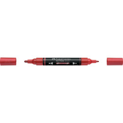 Akril marker kétvégű MULTIMARK 296 Faber-Castell metál piros Író- irodaszer, papíráru Faber - Castell