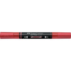 Akril marker kétvégű MULTIMARK 296 Faber-Castell metál piros Író- irodaszer, papíráru Faber - Castell