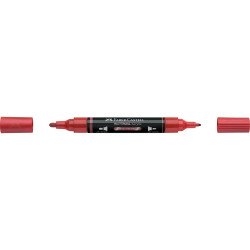 Akril marker kétvégű MULTIMARK 296 Faber-Castell metál piros Író- irodaszer, papíráru Faber - Castell