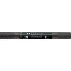 Akril marker kétvégű MULTIMARK 199 Faber-Castell fekete