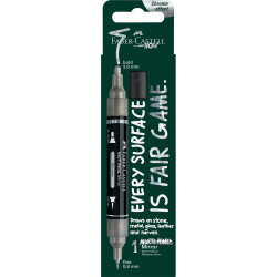 Tükör effekt marker kétvégű MULTIMARK 551 Faber-Castell króm bliszteres Író- irodaszer, papíráru Faber - Castell