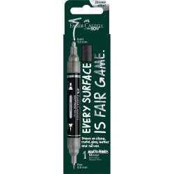 Tükör effekt marker kétvégű MULTIMARK 551 Faber-Castell króm bliszteres Író- irodaszer, papíráru Faber - Castell