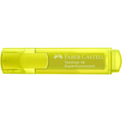 Szövegkiemelő 1-5mm vágott hegyű Faber-Castell 46 fluoreszkáló sárga