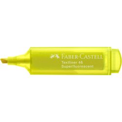 Szövegkiemelő 1-5mm vágott hegyű Faber-Castell 46 fluoreszkáló sárga Író- irodaszer, papíráru Faber - Castell