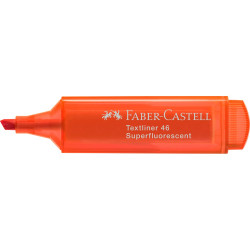 Szövegkiemelő 1-5mm vágott hegyű Faber-Castell 46 fluoreszkáló narancs Író- irodaszer, papíráru Faber - Castell