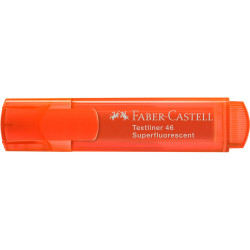 Szövegkiemelő 1-5mm vágott hegyű Faber-Castell 46 fluoreszkáló narancs