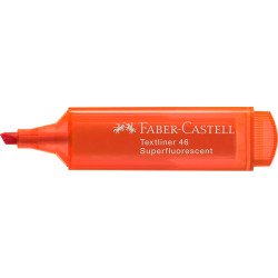 Szövegkiemelő 1-5mm vágott hegyű Faber-Castell 46 fluoreszkáló narancs Író- irodaszer, papíráru Faber - Castell