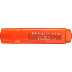 Szövegkiemelő 1-5mm vágott hegyű Faber-Castell 46 fluoreszkáló narancs Író- irodaszer, papíráru Faber - Castell