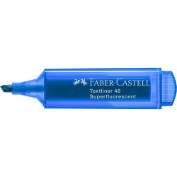 Szövegkiemelő 1-5mm vágott hegyű Faber-Castell 46 fluoreszkáló kék Író- irodaszer, papíráru Faber - Castell