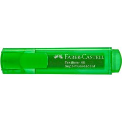 Szövegkiemelő 1-5mm vágott hegyű Faber-Castell 46 fluoreszkáló zöld Író- irodaszer, papíráru Faber - Castell