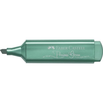 Szövegkiemelő 1-5mm vágott hegyű Faber-Castell 46 metál zöld