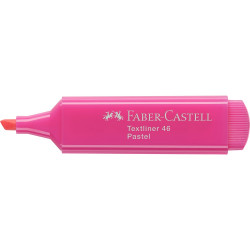 Szövegkiemelő 1-5mm vágott hegyű Faber-Castell 46 pasztell lilás rózsaszín