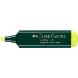 Szövegkiemelő 1-5mm vágott hegyű Faber-Castell 48 fluoreszkáló sárga Író- irodaszer, papíráru Faber - Castell
