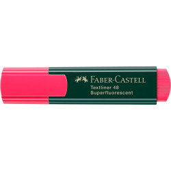 Szövegkiemelő 1-5mm vágott hegyű Faber-Castell 48 fluoreszkáló piros Író- irodaszer, papíráru Faber - Castell