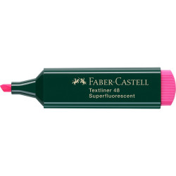 Szövegkiemelő 1-5mm vágott hegyű Faber-Castell 48 fluoreszkáló rózsaszín Író- irodaszer, papíráru Faber - Castell