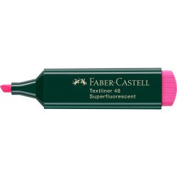 Szövegkiemelő 1-5mm vágott hegyű Faber-Castell 48 fluoreszkáló rózsaszín Író- irodaszer, papíráru Faber - Castell