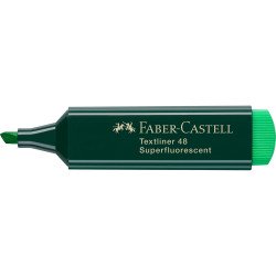 Szövegkiemelő 1-5mm vágott hegyű Faber-Castell 48 fluoreszkáló zöld Író- irodaszer, papíráru Faber - Castell