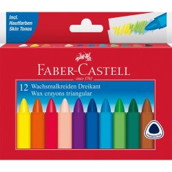 Zsírkréta készlet háromszögletű  Faber-Castell 12klf. szín Író- irodaszer, papíráru Faber - Castell