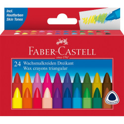 Zsírkréta készlet háromszögletű  Faber-Castell 24klf. szín Író- irodaszer, papíráru Faber - Castell