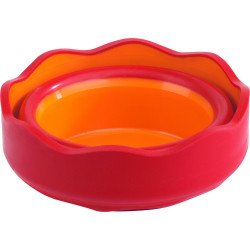 Ecsettál összecsukható mechanizmussal CLIC&GO Faber-Castell piros Író- irodaszer, papíráru Faber - Castell