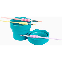 Ecsettál összecsukható mechanizmussal CLIC&GO Faber-Castell türkiz Író- irodaszer, papíráru Faber - Castell