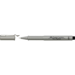 Rostirón, tűfilc 0,05mm ECCO PIGMENT Faber-Castell fekete Író- irodaszer, papíráru Faber - Castell