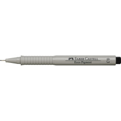 Rostirón, tűfilc 0,3mm ECCO PIGMENT Faber-Castell fekete Író- irodaszer, papíráru Faber - Castell