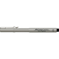 Rostirón, tűfilc 0,4mm ECCO PIGMENT Faber-Castell fekete Író- irodaszer, papíráru Faber - Castell