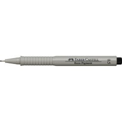 Rostirón, tűfilc 0,5mm ECCO PIGMENT Faber-Castell fekete Író- irodaszer, papíráru Faber - Castell