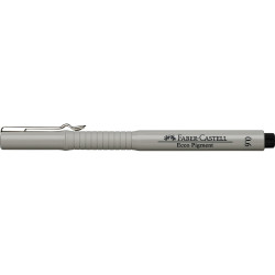 Rostirón, tűfilc 0,6mm ECCO PIGMENT Faber-Castell fekete Író- irodaszer, papíráru Faber - Castell