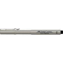 Rostirón, tűfilc 0,6mm ECCO PIGMENT Faber-Castell fekete Író- irodaszer, papíráru Faber - Castell