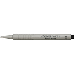 Rostirón, tűfilc 0,8mm ECCO PIGMENT Faber-Castell fekete Író- irodaszer, papíráru Faber - Castell