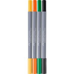 Rostirón, filctoll készlet akvarell kétvégű GOLDFABER AQUA Trópusi tukán Faber-Castell 4klf. szín Író- irodaszer, papíráru Faber - Castell