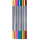 Rostirón, filctoll készlet akvarell kétvégű GOLDFABER AQUA Kókuszos koktél Faber-Castell 4klf. szín
