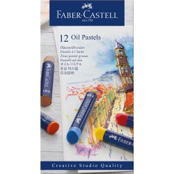 Olajpasztell kréta készlet hengeres test CREATIVE STUDIO Faber-Castell 12klf.szín Író- irodaszer, papíráru Faber - Castell