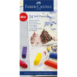 Porpasztell kréta készlet mini puha CREATIVE STUDIO Faber-Castell 24klf.szín Író- irodaszer, papíráru Faber - Castell