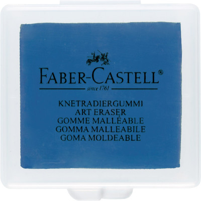 Gyurmaradír műanyag dobozban vegyes színben Faber-Castell türkiz,kék,szeder