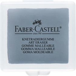 Gyurmaradír műanyag dobozban Faber-Castell szürke