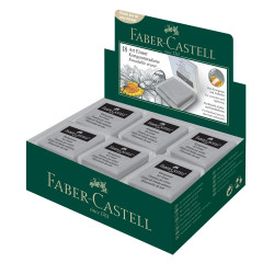Gyurmaradír műanyag dobozban Faber-Castell szürke