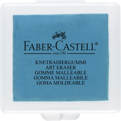 Gyurmaradír műanyag dobozban vegyes színben Faber-Castell sárga,piros,kék