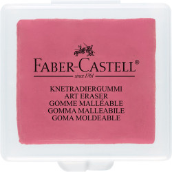 Gyurmaradír műanyag dobozban vegyes színben Faber-Castell sárga,piros,kék