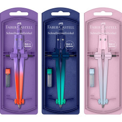 Műszaki körző készlet gyorsállítóval STREAM Flow Edition+kiegészítőkkel színátmenet vegy.szín Faber-Castell Író- irodaszer, papíráru Faber - Castell
