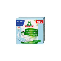 Mosogatógép tabletta all in one 30 db/doboz Frosch aktív szóda Iroda üzemeltetés, munkavédelem Frosch