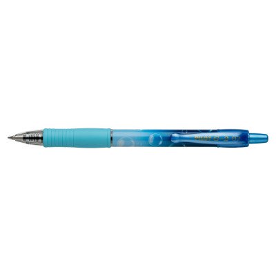 Zseléstoll 0,7mm, nyomógombos Pilot G-2 Bubble kék test, írásszín kék